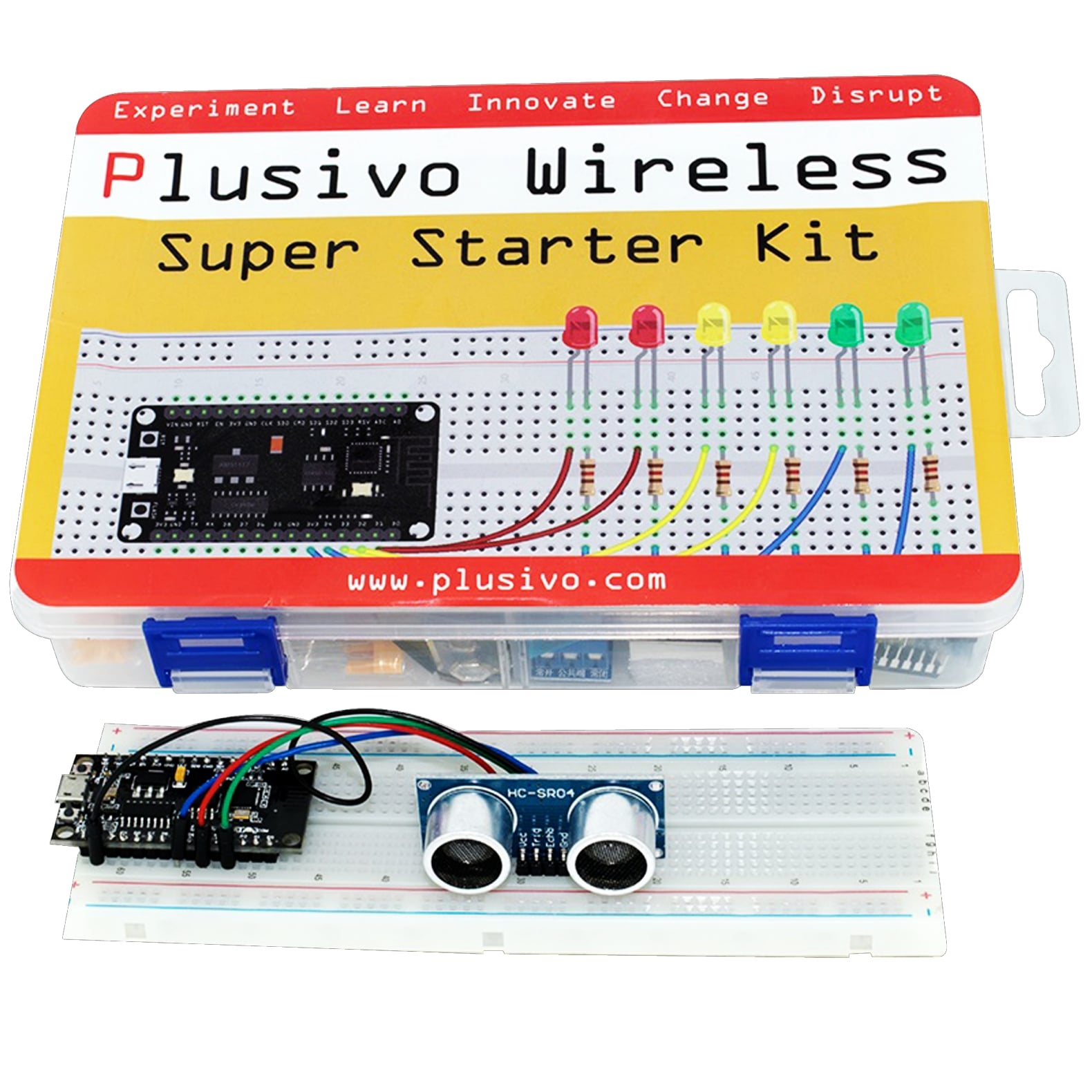 Plusivo Microcontroller Super Starter Kit (196 pcs)