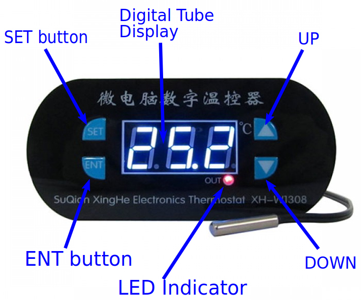 XH-W1308 Digital Thermostat Temptrature Controller Module