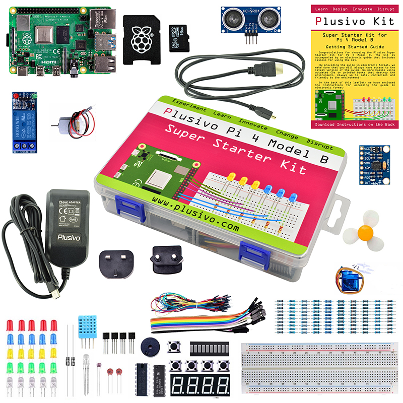 Plusivo Microcontroller Super Starter Kit (196 pcs)